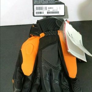 Alpinestars Yari Drystar Hi Viz Motorcycle Gloves.